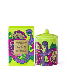 WISDOM OF THE SNAKE | Orange Blossom & Mulberry Woods | 380g Triple Scented Soy Candle