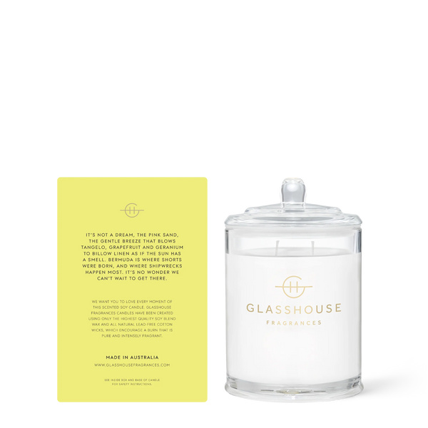 SUNKISSED IN BERMUDA | Tangelo & Geranium | 380g Soy Candle