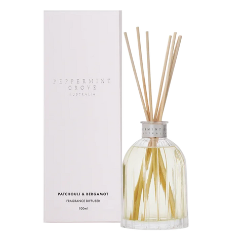 PATCHOULI & BERGAMOT | 100ml Fragrance Diffuser