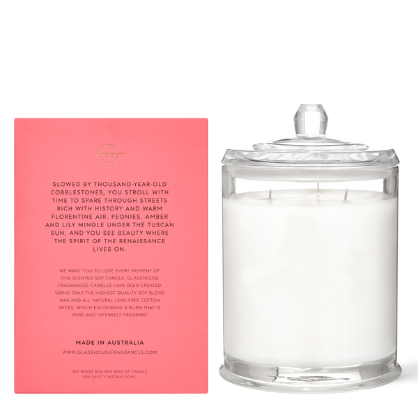 FOREVER FLORENCE | Wild Peonies & Lily | 760g Soy Candle