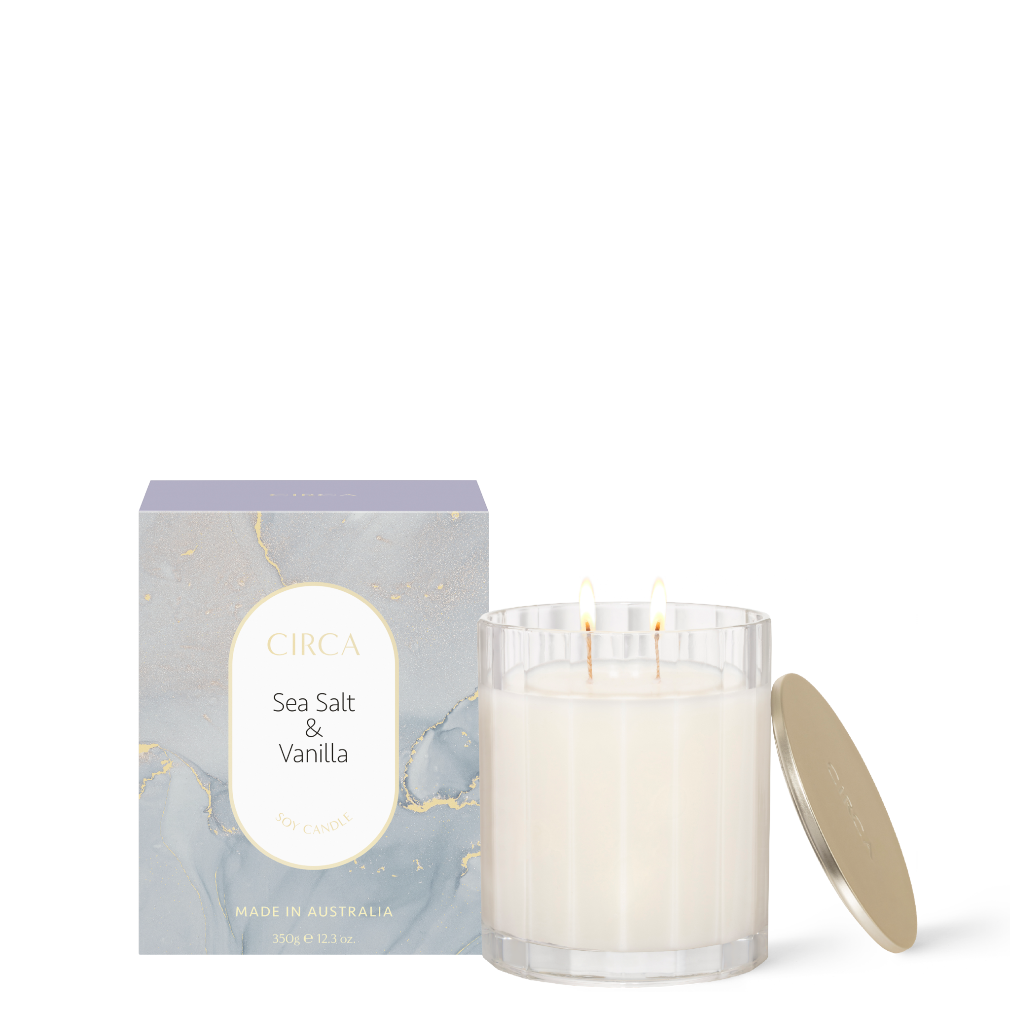 SEA SALT AND VANILLA | Soy Candle 350g