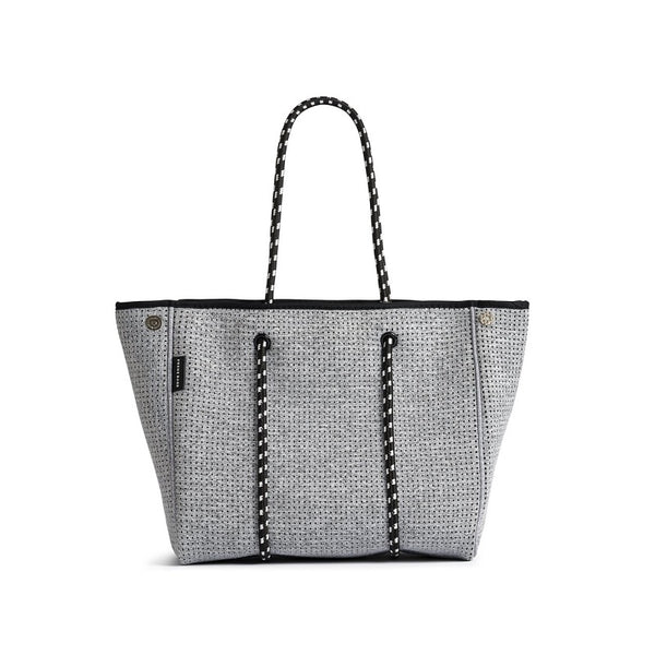 Neoprene Tote Bag | The Portsea Bag (Light Grey Marle)