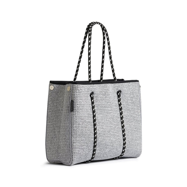 Neoprene Tote Bag | The Portsea Bag (Light Grey Marle)