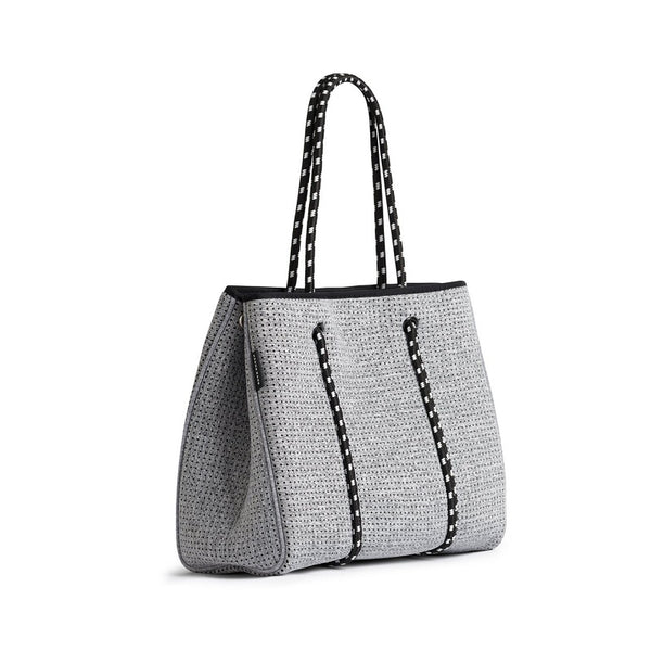 Neoprene Tote Bag | The Portsea Bag (Light Grey Marle)